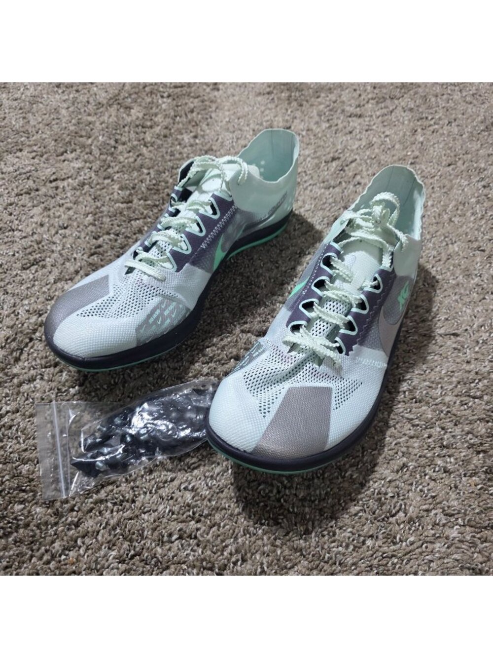 Nike ZoomX Dragonfly XC Cross Country Spikes Men's 10 Barely Green DX7992-300
